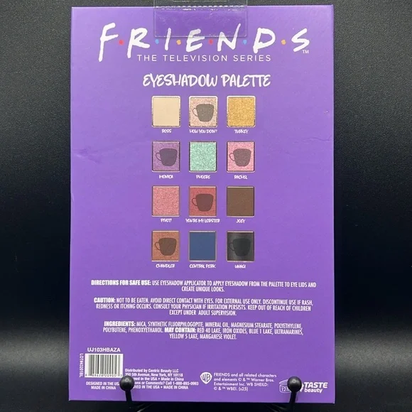 Friends Central Perk 12 Color Eyeshadow Mirror Palette - Picture 6 of 6